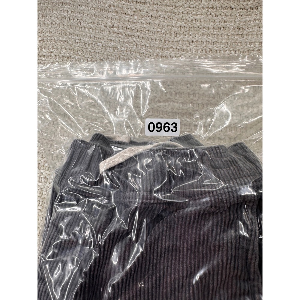 RSQ Corduroy Pants Straight Leg Size S Grey Mens Elastic Waist Drawstring Casual - Picture 8 of 12